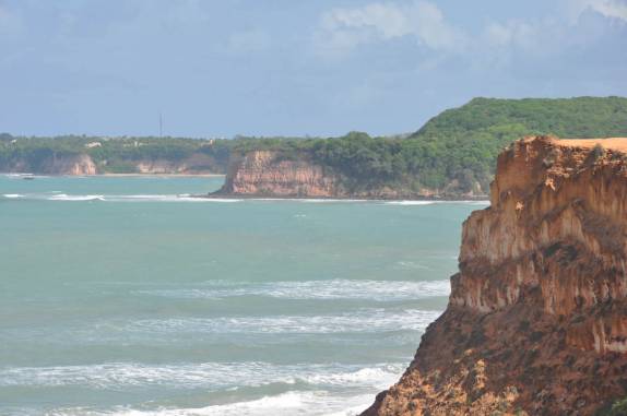 Falésias na região da Praia da Pipa - RN